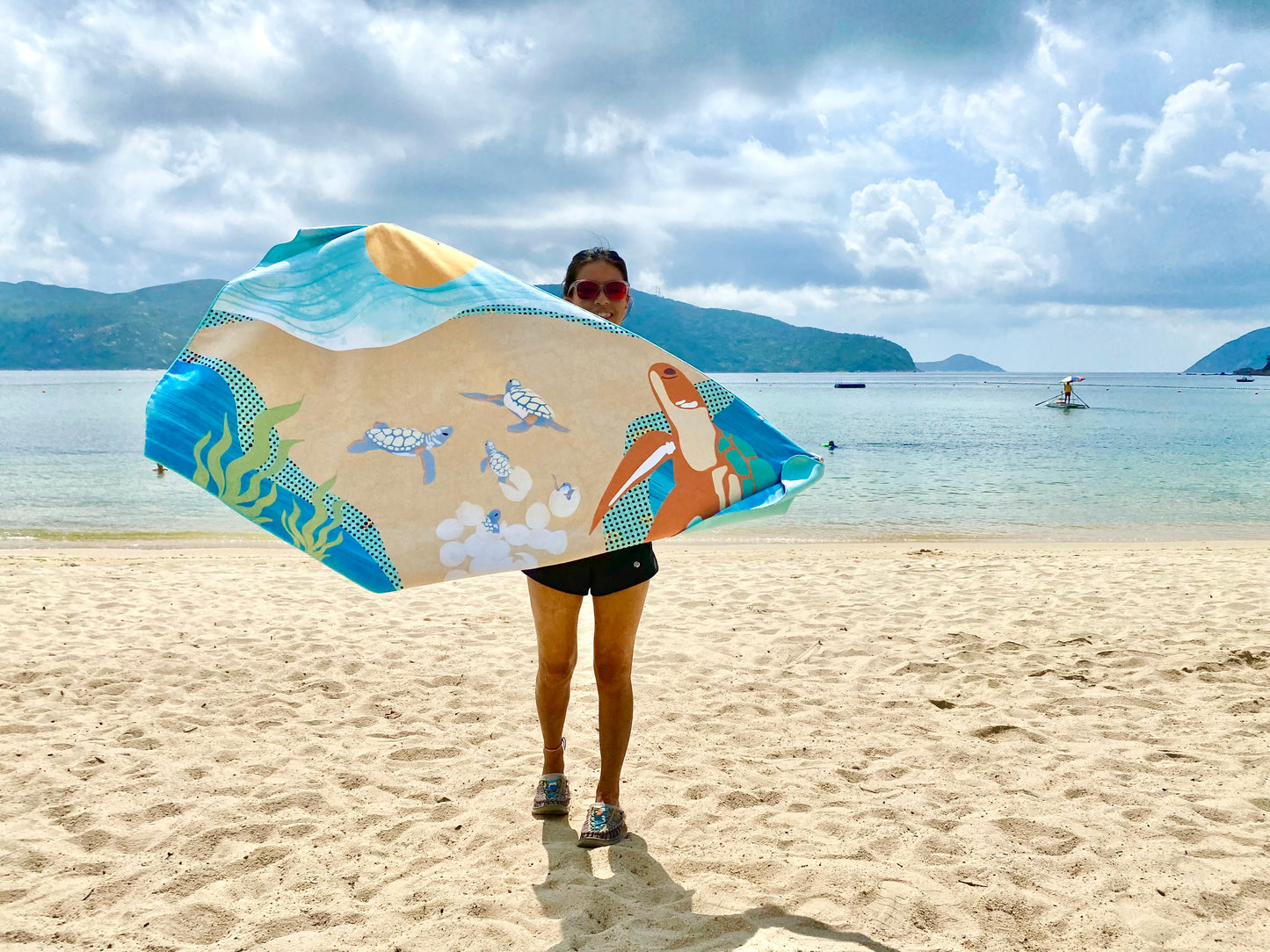海龜寶寶大毛巾/沙灘巾