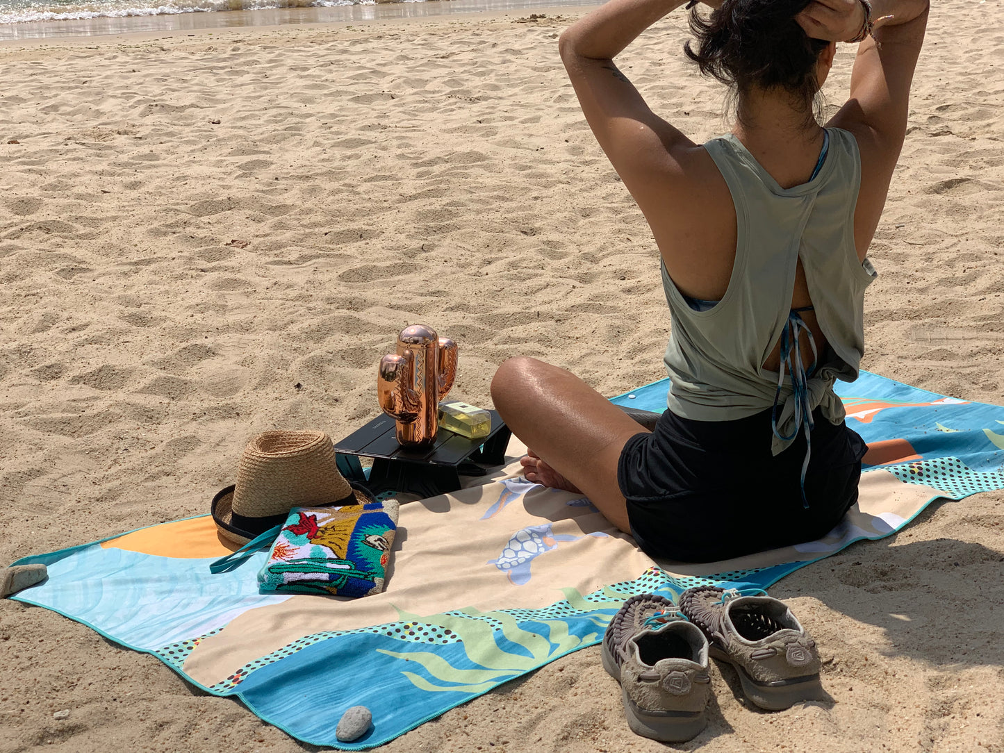 海龜寶寶大毛巾/沙灘巾