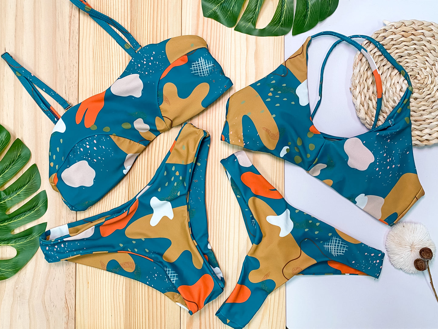 SWIMWEAR // green forest
