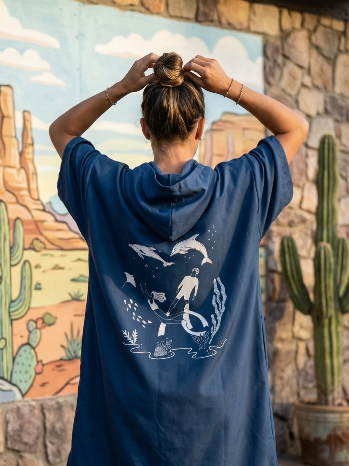 Pilgrims x Enjoydive毛巾衣