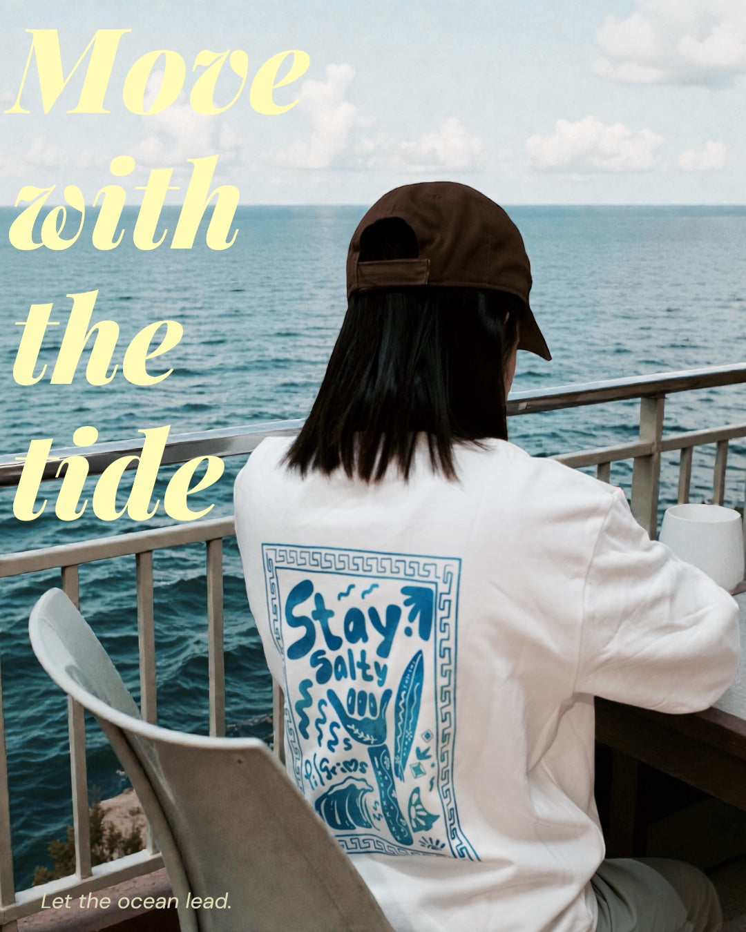 Stay salty tee (短袖/長袖）