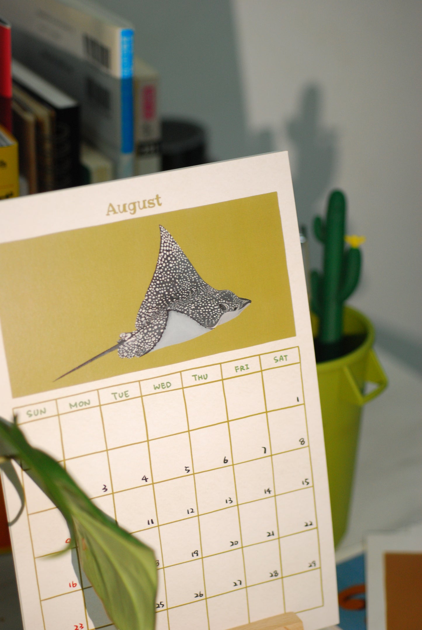 2026 木底座月曆