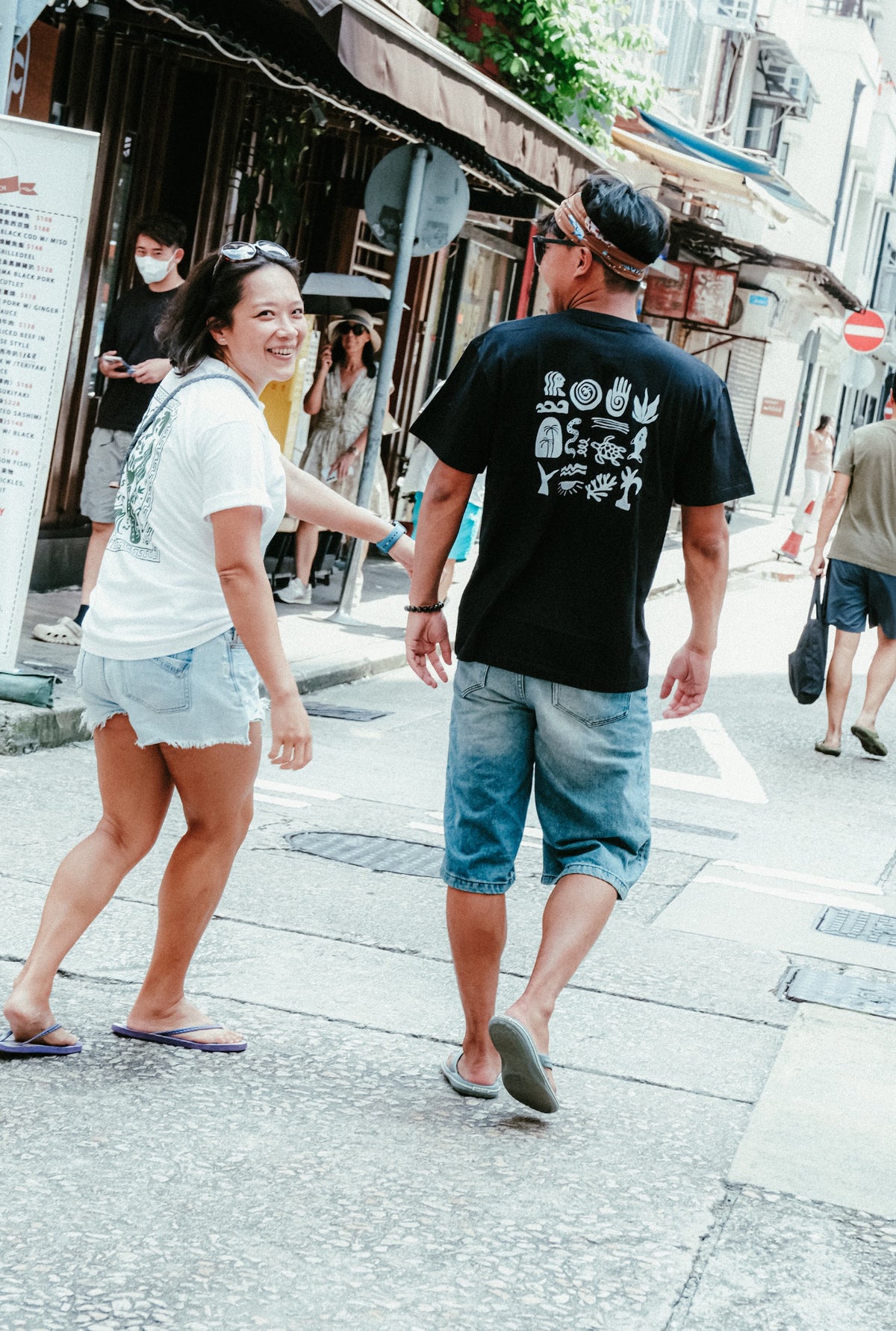 Ocean pattern tee