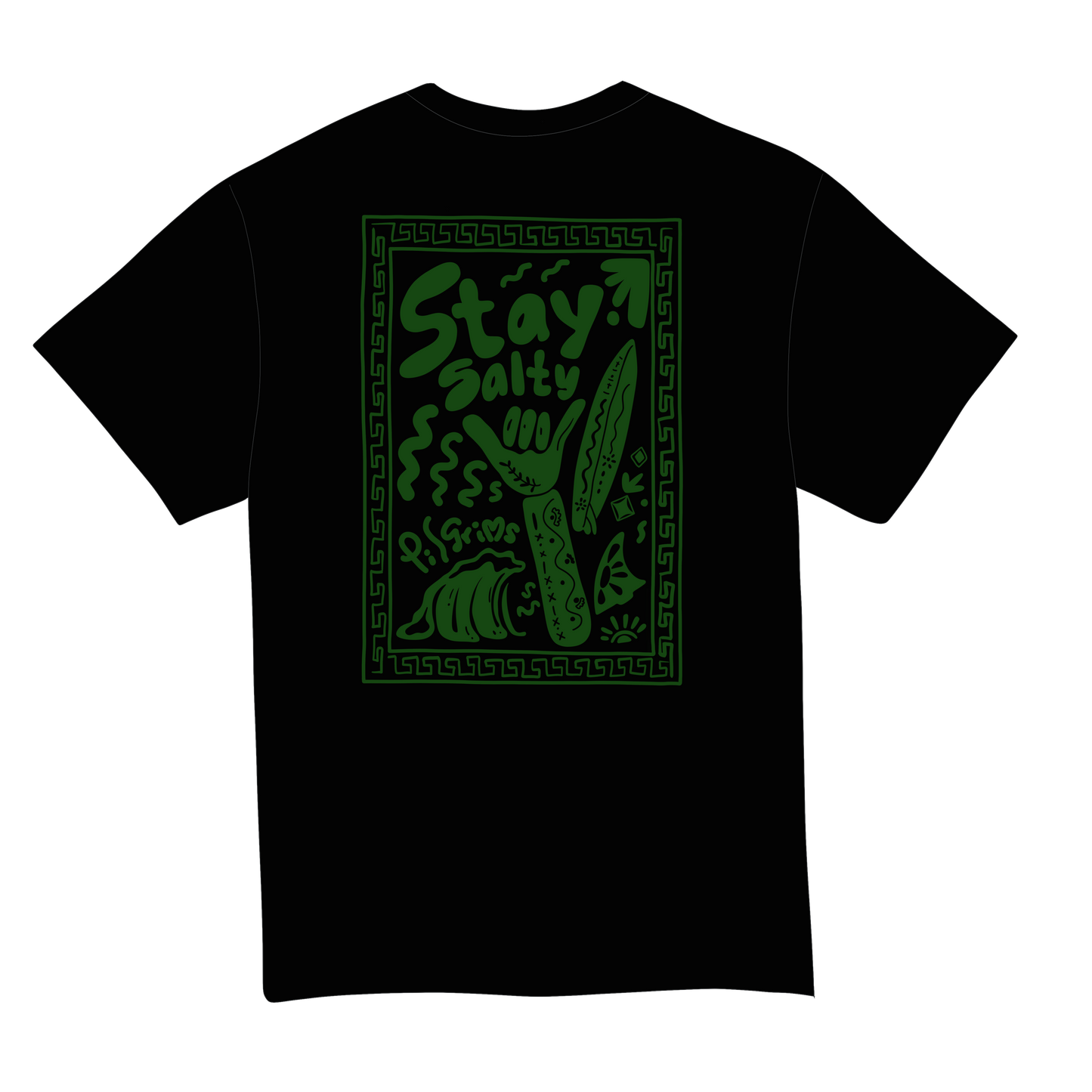 Stay salty tee (短袖/長袖）