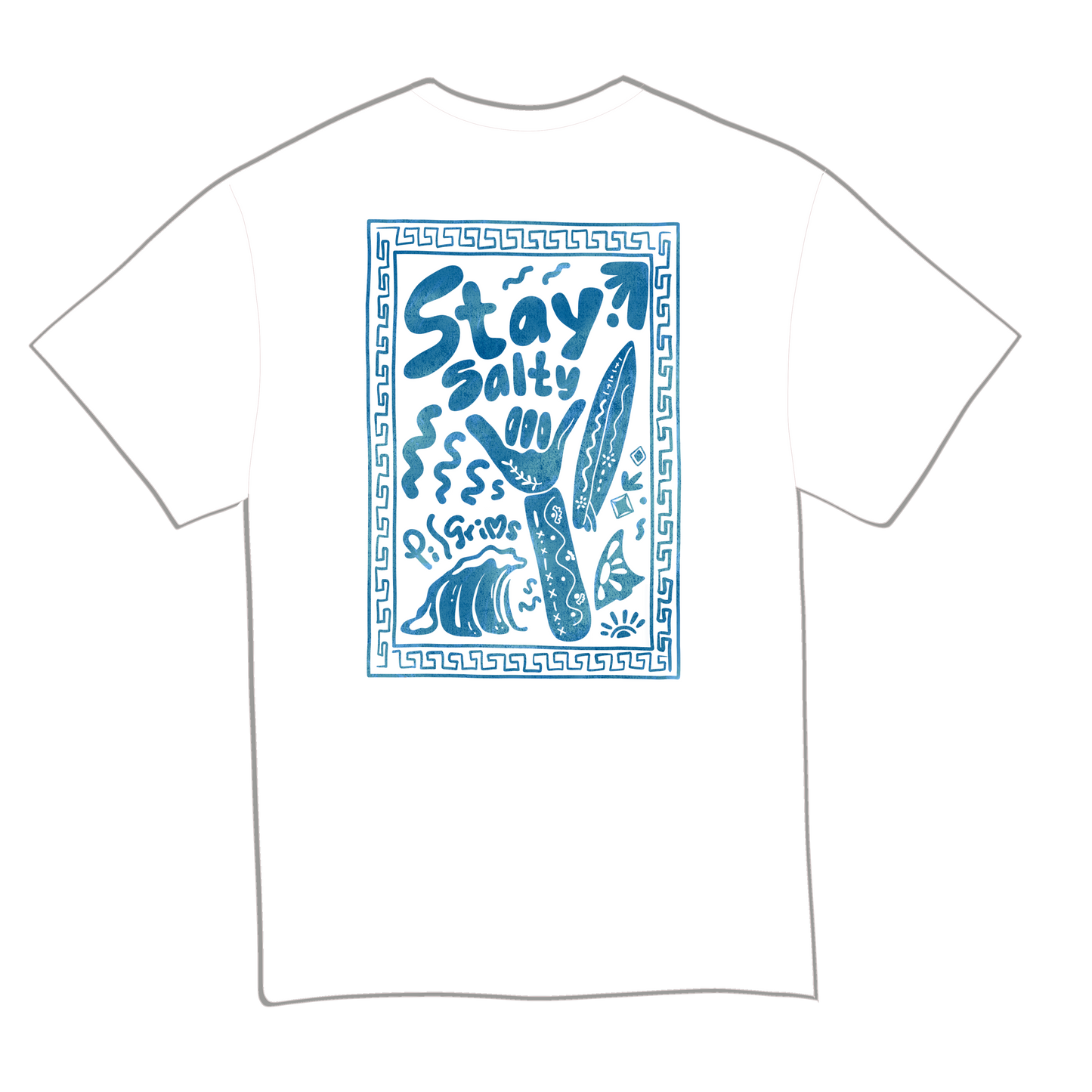 Stay salty tee (短袖/長袖）
