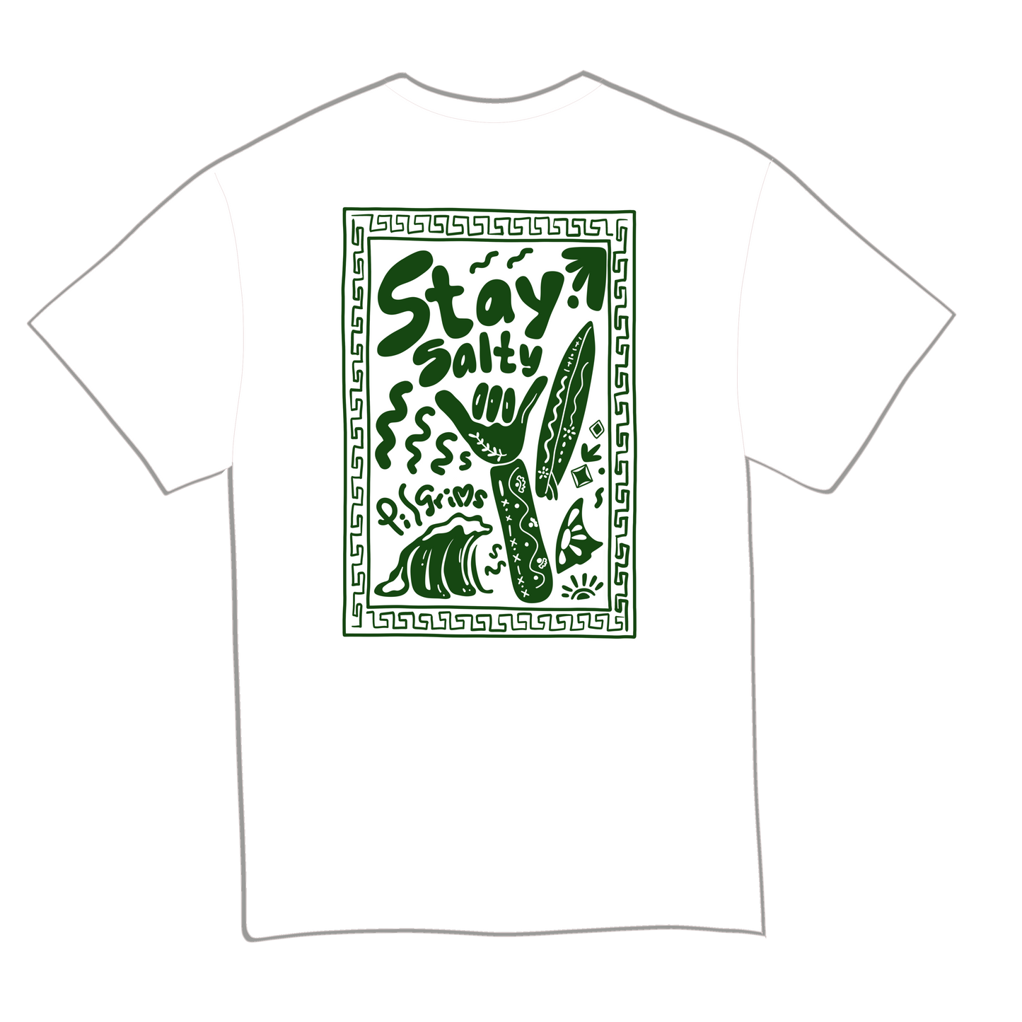 Stay salty tee (短袖/長袖）